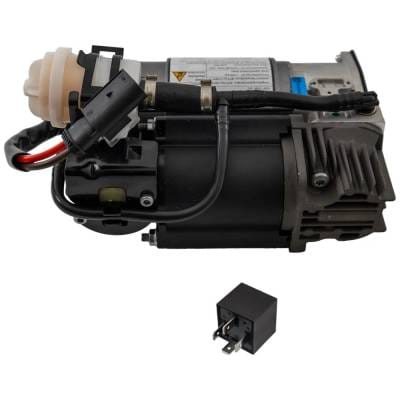 New Square Connector Air Suspension Compressor Compatible With Cadillac Chevrolet Gmc Escalade thumbnail 2