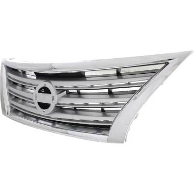 New Chrome Shell Grille Assembly Compatible With Nissan Sentra Fe+S 4 Cyl 1.8L Sentra S 4 Cyl 1.8L thumbnail 4