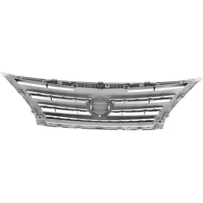 New Chrome Shell Grille Assembly Compatible With Nissan Sentra Fe+S 4 Cyl 1.8L Sentra S 4 Cyl 1.8L thumbnail 10