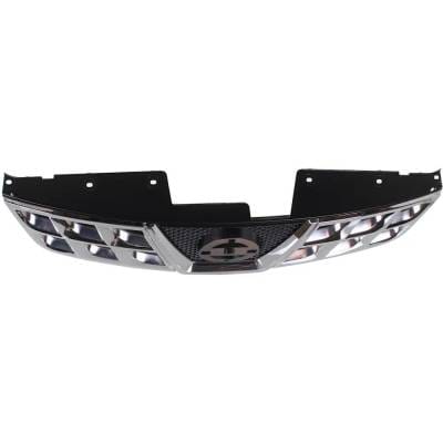 New Chrome Shell Grille Assembly Compatible With Nissan Rogue Sl 4 Cyl 2.5L Rogue Sv 4 Cyl 2.5L thumbnail 8