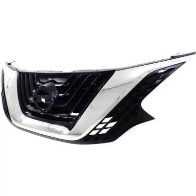 New Chrome Shell Grille Assembly Compatible With Nissan Murano Platinum 6 Cyl 3.5L Murano Sv 6 Cyl thumbnail 6