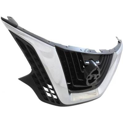 New Chrome Shell Grille Assembly Compatible With Nissan Murano Sl 6 Cyl 3.5L Murano Sv 6 Cyl 3.5L thumbnail 4