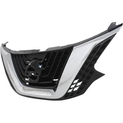 New Chrome Shell Grille Assembly Compatible With Nissan Murano Sl 6 Cyl 3.5L Murano Sv 6 Cyl 3.5L thumbnail 6