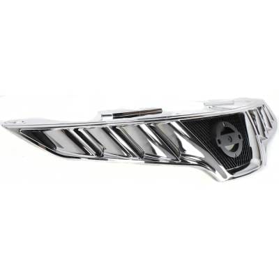 New Chrome Shell Grille Assembly Compatible With Nissan Murano Le 6 Cyl 3.5L Murano S 6 Cyl 3.5L thumbnail 6