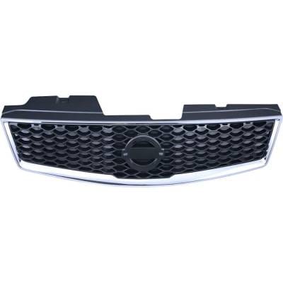 New Chrome Shell Grille Assembly Compatible With Nissan Sentra Sr 4 Cyl 2.0L Sentra Se-R 4 Cyl 2.5L thumbnail 10