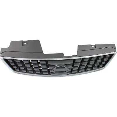 New Chrome Shell Grille Assembly Compatible With Nissan Sentra Sl 4 Cyl 2.0L Sentra S 4 Cyl 2.0L thumbnail 8