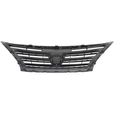New Chrome Shell Grille Assembly Compatible With Nissan Sentra Sr 4 Cyl 1.8L 2013-2015 Ni1200253 thumbnail 10