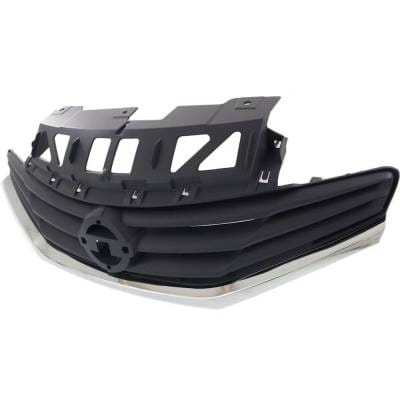 New Gray Grille Assembly Compatible With Nissan Versa Note S 4 Cyl 1.6L Versa Note Sl 4 Cyl 1.6L thumbnail 4