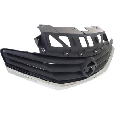 New Gray Grille Assembly Compatible With Nissan Versa Note Sv 4 Cyl 1.6L Versa Note S 4 Cyl 1.6L thumbnail 6