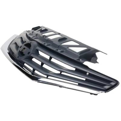New Gray Grille Assembly Compatible With Nissan Versa Note S 4 Cyl 1.6L Versa Note Sv 4 Cyl 1.6L thumbnail 4