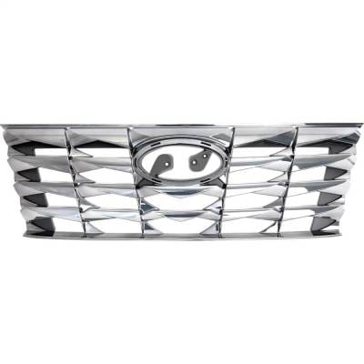 New Chrome Grille Assembly Compatible With Hyundai Tucson Se 4 Cyl 2.5L Tucson Luxury Plug-In Hybrid thumbnail 4