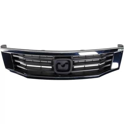 New Chrome Shell Grille Assembly Compatible With Honda Accord Ex-L 4 Cyl 2.4L Accord Ex 6 Cyl 3.5L thumbnail 2