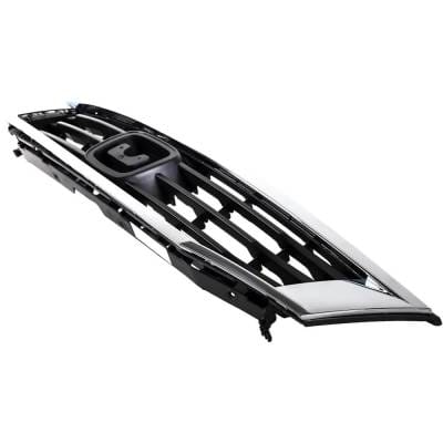 New Chrome Shell Grille Assembly Compatible With Honda Accord Ex-L 4 Cyl 2.4L Accord Ex 6 Cyl 3.5L thumbnail 6
