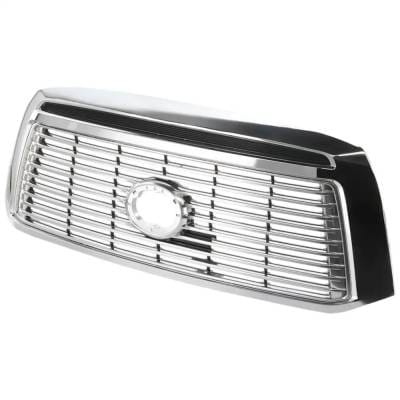 New Chrome With Nickel Grille Assembly Compatible With Toyota Tundra Limited 8 Cyl 4.6L Tundra thumbnail 4