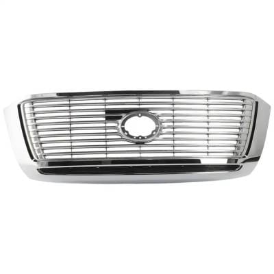 New Chrome With Nickel Grille Assembly Compatible With Toyota Tundra Limited 8 Cyl 4.6L Tundra thumbnail 8