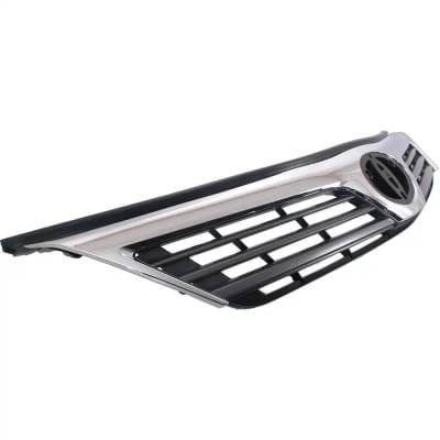 Chrome Shell Grille Assembly Compatible With Toyota Camry L 4 Cyl 2.5L 2012-2014 To1200344 thumbnail 6