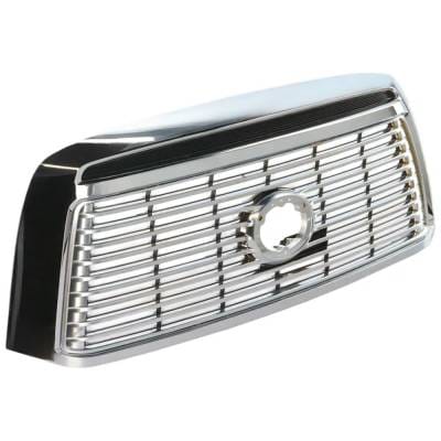 New Chrome Shell Grille Assembly Compatible With Toyota Tundra Limited 8 Cyl 5.7L Tundra Sr5 8 Cyl thumbnail 6