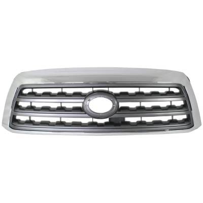 New Gray Insert Grille Assembly Compatible With Toyota Sequoia Sr5 8 Cyl 4.7L Sequoia Sr5 8 Cyl 4.6L thumbnail 2