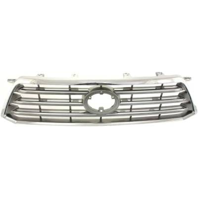 New Chrome Accent Grille Assembly Compatible With Toyota Highlander Sport 6 Cyl 3.5L 2008-2010 thumbnail 2