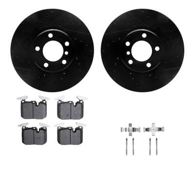New Front Brake Disc And Pad Kit Compatible With Bmw 228I Base 4 Cyl 2.0L 435I Xdrive Base 6 Cyl thumbnail 4