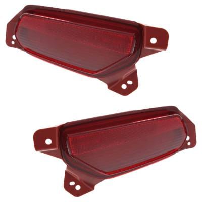New Rear Left And Rear Right Bumper Reflector Compatible With Acura Mdx Sh-Awd Mdx Base 2014-2016 By thumbnail 4