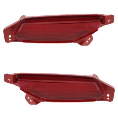 New Rear Left And Rear Right Bumper Reflector Compatible With Acura Mdx Sh-Awd Mdx Base 2014-2016 By thumbnail 8