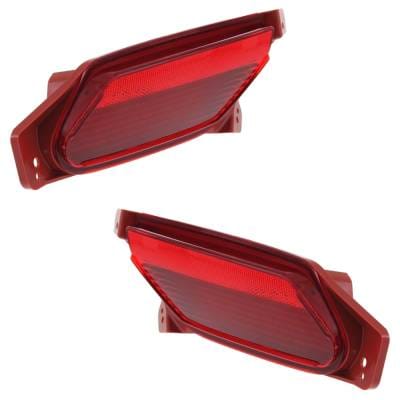 New Rear Left And Rear Right Bumper Reflector Compatible With Acura Mdx Base Mdx Sh-Awd 2014-2016 thumbnail 6