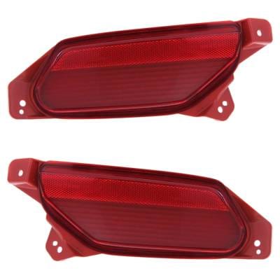 New Rear Left And Rear Right Bumper Reflector Compatible With Acura Mdx Sh-Awd Mdx Base 2014-2016 By thumbnail 2