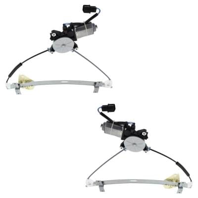 New Front Left And Front Right Window Regulator Compatible With Acura Tl Base 6 Cyl 3.2L Tl Type-S 6 thumbnail 4