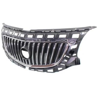 New Chrome Shell Grille Assembly Compatible With Buick Regal Cxl 4 Cyl 2.4L Regal Base 4 Cyl 2.4L thumbnail 4