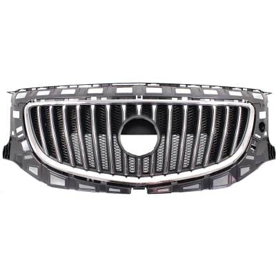 New Chrome Shell Grille Assembly Compatible With Buick Regal Base 4 Cyl 2.4L Regal Cxl 4 Cyl 2.4L thumbnail 2