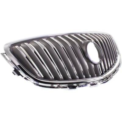 New Chrome Grille Assembly Compatible With Buick Verano Turbo 4 Cyl 2.0L Verano Convenience 4 Cyl thumbnail 6