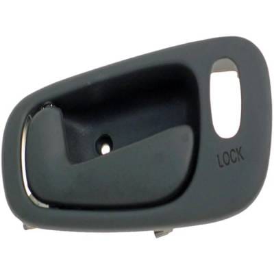 Front Driver Side Interior Door Handle Compatible With 1998-2002 Toyota Corolla Chevrolet Prizm Gray thumbnail 6