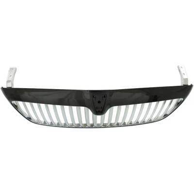 New Black Shell Grille Assembly Compatible With Lincoln Navigator Ultimate 8 Cyl 5.4L 2004-2006 By thumbnail 8
