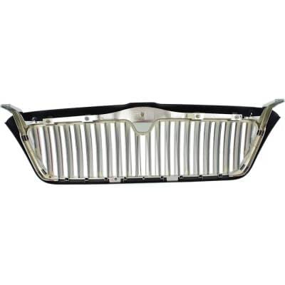New Black Shell Grille Assembly Compatible With Lincoln Navigator Ultimate 8 Cyl 5.4L 2004-2006 By thumbnail 10