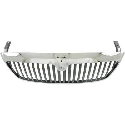 New Chrome Shell Grille Assembly Compatible With Lincoln Navigator Base 8 Cyl 5.4L Navigator Luxury thumbnail 8