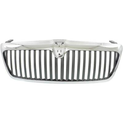 New Chrome Shell Grille Assembly Compatible With Lincoln Navigator Luxury 8 Cyl 5.4L Navigator thumbnail 2