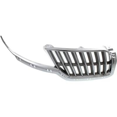 New Chrome Shell Grille Assembly Compatible With Lincoln Mkz Hybrid 4 Cyl 2.5L Mkz Base 6 Cyl 3.5L thumbnail 8