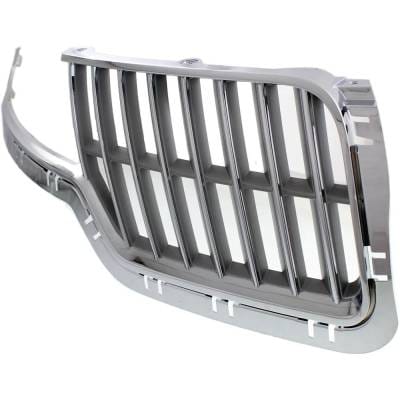 New Chrome Shell Grille Assembly Compatible With Lincoln Mkz Base 6 Cyl 3.5L Mkz Hybrid 4 Cyl 2.5L thumbnail 4