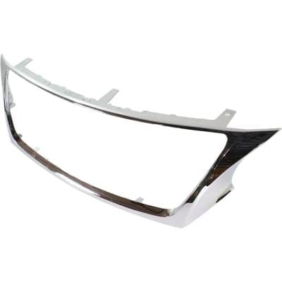 New Chrome Grille Trim Compatible With Lexus Gs450h Base 6 Cyl 3.5L Gs350 Base 6 Cyl 3.5L Gs460 Base thumbnail 4