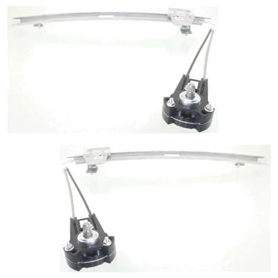 New Front Left And Front Right Window Regulator Compatible With Mazda B2600 Le-5 B2000 Base thumbnail 4