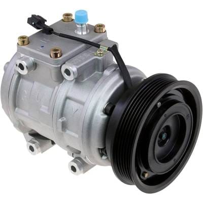 New 6-Groove Pulley A/C Compressor Compatible With Hyundai Kia Sportage Lx Luxury 6 Cyl 2.7L thumbnail 2