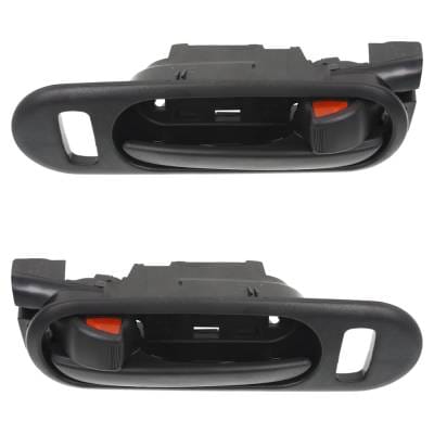 Front Driver And Passenger Side Interior Door Handle Compatible With 2007-2012 Mazda Cx-7 Black With thumbnail 8