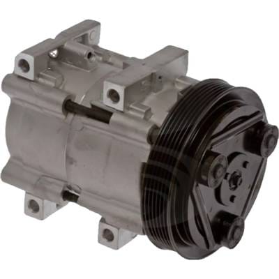 New 6-Groove Pulley A/C Compressor Compatible With Ford Bronco Custom 6 Cyl 4.9L F-350 Custom 8 Cyl thumbnail 2