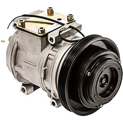 New 4-Groove Pulley A/C Compressor Compatible With Geo Toyota Corolla Dlx All Trac 4 Cyl 1.6L Prizm thumbnail 2