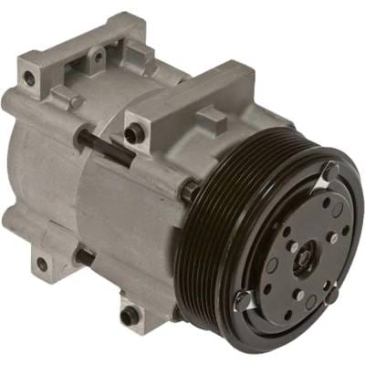 New 8-Groove Pulley A/C Compressor Compatible With Ford F-250 Xlt 8 Cyl 7.3L F-350 Eddie Bauer 8 Cyl thumbnail 2