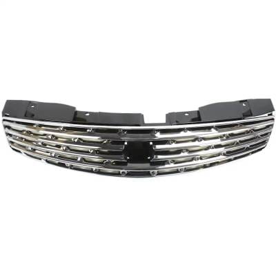 Chrome Shell Grille Assembly Compatible With Infiniti G35 Base 6 Cyl 3.5L 2003-2007 By In1200107 thumbnail 12
