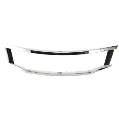 New Center Grille Trim Compatible With Honda Accord Ex-L 6 Cyl 3.5L Accord Ex-L 4 Cyl 2.4L Accord Lx thumbnail 2