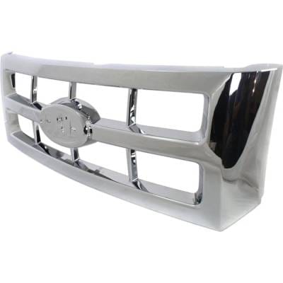 New Chrome Grille Assembly Compatible With Ford Escape Xlt 4 Cyl 2.5L Escape Limited 6 Cyl 3.0L thumbnail 4