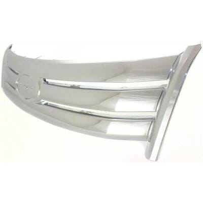 New Chrome Grille Assembly Compatible With Ford Taurus Limited 6 Cyl 3.5L Taurus Sel 6 Cyl 3.5L thumbnail 4